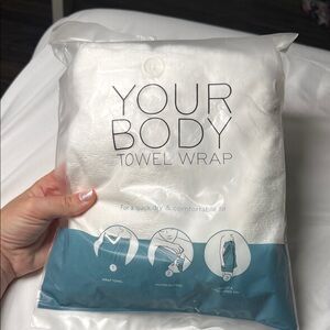 Daily Concepts White Towel Wrap